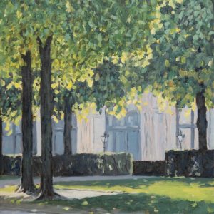 “Tuilerie Garden” – oil on canvas, 55x46 cm, 2022