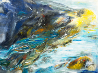 "Joy of Nature" - Acrylic on Canvas, 152 x121 cm, 2024