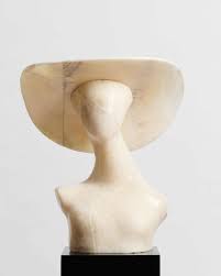 ¨Woman in Alabaster¨ - Technique with Alabaster, 24 X 20 X 16 inches, Edition 1/8, 2024
