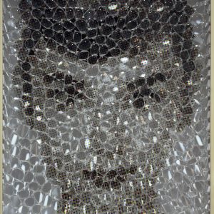 ¨Audrey Hepburn¨ - 46 x 41 x 4 - 3/4 inches, Mixed Media