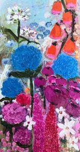 Summer Garden 2¨ - Acrylic on Canvas, 20 x 16 inches/ 50 X 40 cm, 2025