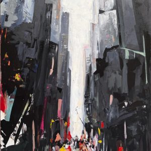 ¨New York¨ - Acrylic on Canvas, 59X39 inches, 2020