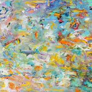¨Just Passin’ Through¨ - 24x48 inches, oil on canvas