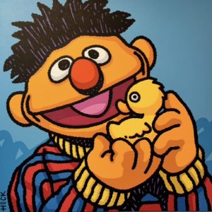 Rubber Ducky, 2025  Acrylic on Canvas  30 x 30 in.