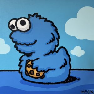 Cookie Rubber Duck, 2025  Acrylic on Canvas  24 x 24 in.