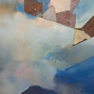 Untitled - 50”x40”, 2018, mixed media on canvas