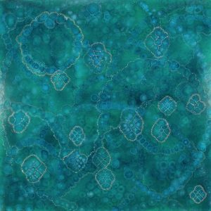 “PD IV No 6 (Autotroph)”, oil on canvas over wood panel, 48” x 48” x 2”, 2014