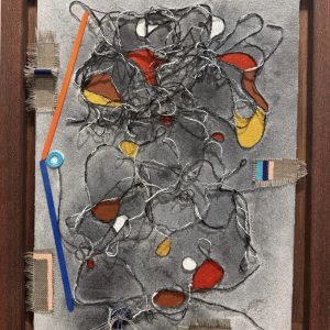 Untitled, 2025, Mixed media, 12 x 16 inches