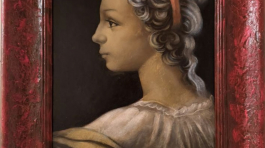 Portrait of Marina, 2009, Oil on panel, 12 x 16 inches