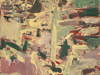 "Untitled 004" - 20 X 16 X 3/4 inches, acrylic on canvas, 2020