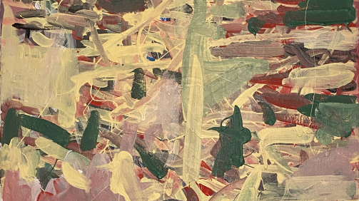 "Untitled 004" - 20 X 16 X 3/4 inches, acrylic on canvas, 2020