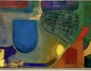 "Pythagoras" - oil on linen, 30 x 80 inches, 2025