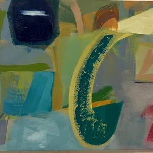 "Beneath The Astral Streak" - oil on linen, 18 x 24 inches, 2025