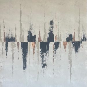 "Textured Pulse" - Acrylics on canvas, 48 x 36 x 1.5 inches, 2025