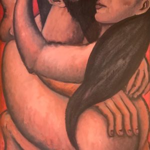 "The Ancient Lovers" - Oil on canvas, 115×80 cm, 2025