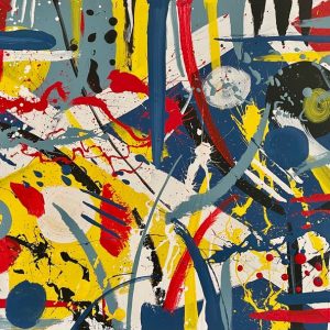 "Compulsion" - Acrylic on canvas, 18 × 24 × 0.5 inches, 2025