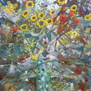 "Crystal Garden" - Oil on Linen, 70X52 inches, 2025