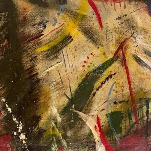 "Lover’s Rainbow" - Acrylic on canvas, 24 × 48 × 2 inches, 2011