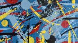 "Confusion" - Acrylic on canvas, 24 × 30 × 0.5 inches, 2025