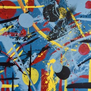 "Confusion" - Acrylic on canvas, 24 × 30 × 0.5 inches, 2025