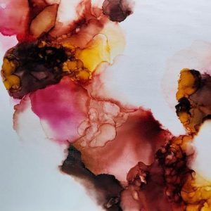 "The Seasons of Fall" - Ink on Canvas, 50x120 cm, 2023