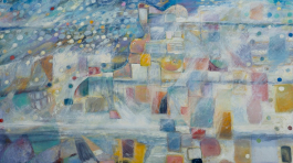 "Kymopoleia" - Oil on Linen , 61X94 inches, 2022