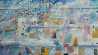 "Kymopoleia" - Oil on Linen , 61X94 inches, 2022