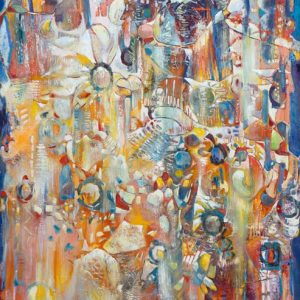 "Deep State" - Oil on Linen , 91X48 inches, 2018