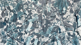 "Rain" - Acrylic on canvas, 48X36 inches, 2023