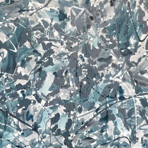 "Rain" - Acrylic on canvas, 48X36 inches, 2023