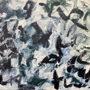 "Untitled" - Acrylic on canvas, 48X36 inches, 2025