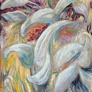 "Lily in Dance" - Oil on Linen, 77X29 inches, 2025