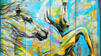 “Freedom” – Acrylic and Oil on Canvas, 160 × 180 cm/ 63X71 inches , 2025