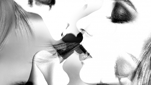 “Faces” – 2025, Photo and photo manipulation, Fine Art Giclée print mounted on aluminum dibond, framed, 50 × 50 cm, unique