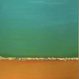 “Orange Crush Jenna” - Acrylic on canvas, 40 x 30 inches, 2026 reenshot