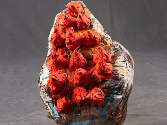 “Rose” - Mixed media, 27 x 15 x 8 inches, 2025