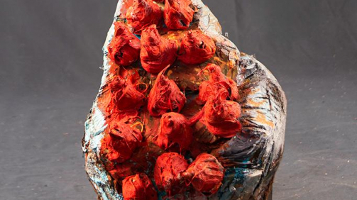 “Rose” - Mixed media, 27 x 15 x 8 inches, 2025