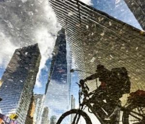 “Sikking Downtown” - photography on di bond, 80x120 cm/31 x47 inches, 2024
