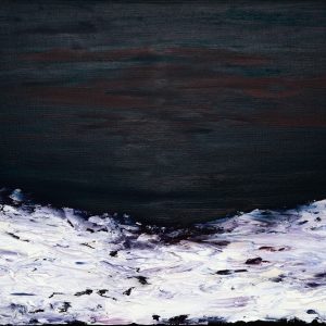 “Silent Horizon: Nocturne” - Oil on Canvas, Mixed-Media, 46x61cm, 2013