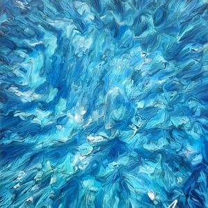 “Water” - Oil on Canvas, 60x40 cm/ 24x16 Inches, 2022