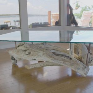 TWISTED- 2025, Driftwood and iron bolts, 40x60x21 inches